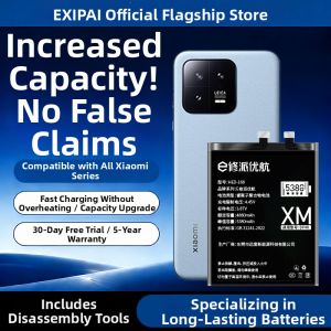 EXIUPAI | Pin Dung Lượng Cao cho Máy Xiaomi