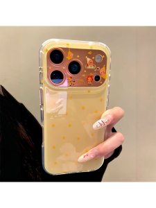 YINIMAO | Cute Simple Yellow Star Cartoon iPhone Case