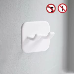 Adhesive Razor Holder Wall Mounted Bathroom for Shower Hook Rack Shaver Holder Plastic Hook Holder Razor Rack