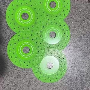 Brazed Diamond Saw Blade 115mm Cutting and Grinding Dual Use for Marble Ceramic Glass Rock Plate Cutter Tools Accessories