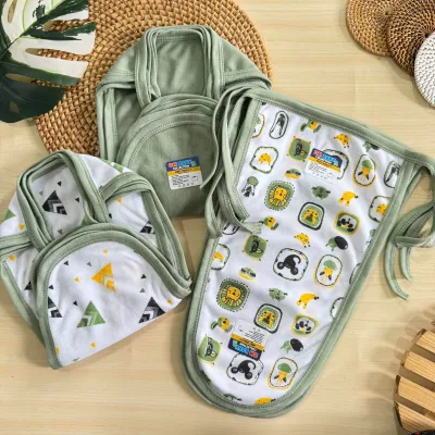 1 Lusin / 12 PCS Popok Bayi 2 Popok Tali kain Cuci Ulang Popok Selancar Warna Mix Bahan Katun Adem