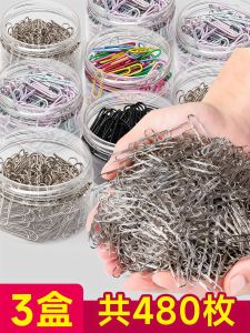 Bộ 3 Chiếc Kẹp Giấy Kim Loại Mạ Điện Dày Màu Sắc Cho Văn Phòng Phẩm Thủ Công Học Sinh Kẹp Hình Chữ I Đầu Lớn