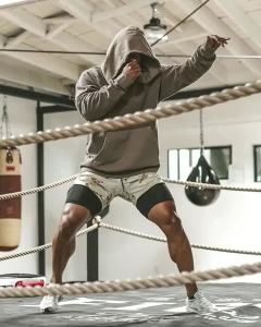 2025 NEW Men Running Shorts Mens 2 in 1 Sports Shorts Male double-deck Quick Drying Sports men Shorts Jogging Gym Shorts men