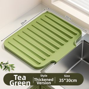 SUOBAI | Silicone Drying Mat Food Grade Sink Side Draining Rack