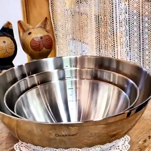 Tô inox CHOCKMEN tô salat âu trộn CHOCKMEN âu trộn bột âu trộn salat bát inox trộn CHOCKMEN