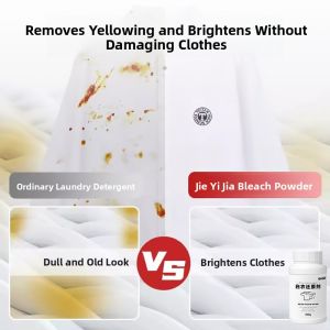 MONLEYTA | Whitening Agent White Clothing Bleach Stain Removal Yellowing Removal Color Run Repair Clothes Efficient Tool For Laundry