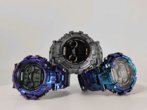 SUBMARINE Fashion Digital Men Watch Fashion LED Display Digital Sports Chameleons Watch Jam Tangan Lelaki K-1001-M-PS(A)