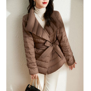 JUYU | Waist-Shaping Thin Down Jacket Short