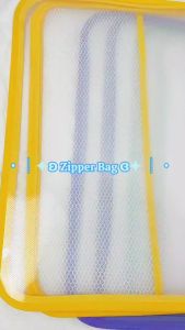 Dataflex Map Plastik Zipper Bag / Tas Resleting 2 Handle Folio / F4