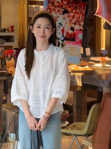YINGDAI | French Sweet Lace Hollow Out Slim Fit Shirt