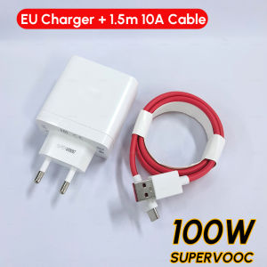 100W Oneplus 13R Original Charger 80W 65W SUPERVOOC Adapter One Plus 13 12 12R 11 Pro Nord For Oppo Realme Charge Type C Cable