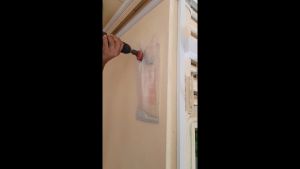 ถุงโฮลซอ ถุงเก็บฝุ่นโฮลซอ ถุงรองฝุ่นโฮลซอ ถุงพลาสติกรองฝุ่นโฮลซอ ถุงพลาสติกรองเศษปูนจากโฮลซอ ถุงพลาสติกรองฝุ่นจากการเจาะกำแพงปูน 500 ใบ