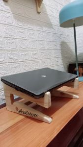stand laptop kayu meja laptop minimalis