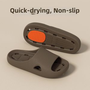 RUNROU | Non-slip Quick-dry Anti-odor Stylish Shower Slippers