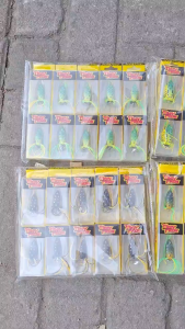 Piranti Umpan Pancing Soft Frog Tiny Blood Panjang 3.5Cm Dengan Blade