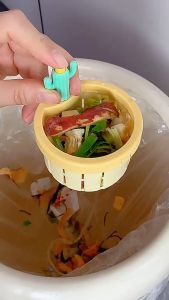 Cactus Kitchen Sink Drain Strainer Cactus Sink Strainer Press Automatic Dumping Basket|仙人掌水槽过滤蓝