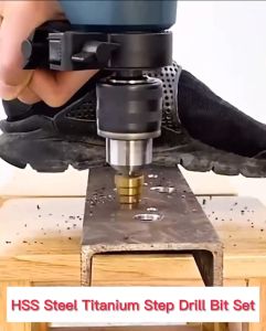 ดอกสว่าน ทรงเจดีย์ ดอกเจดีย์ ชุด 4-12mm / 4-20mm / 4-32mm / 3mm / 6mm / 8mm ริ้วรอย รู ขยายรู Step Drill 6ชิ้น 6 ชิ้น