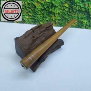 Sedotan once pipa kayu kelor emas model lancip B340