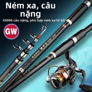 GW | Cần Câu Cá Đèn Bền Nhẹ Carbon Dài