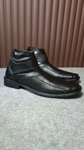 Sepatu Pria SATPAM SCURITY LIMNAS Zipper