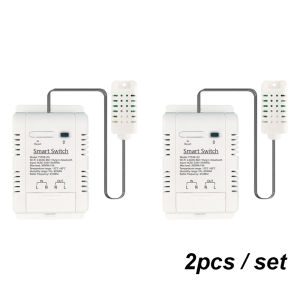 2PCS Scimagic Tuya Wifi Intelligent Sensor Smart Temperature Humidity Switch Monitoring Electricity Statistics Relay Timing