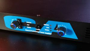 Power Amplifier JBL CA 550 watts x2 amplifier original professional high stability Preheat soft protection Temperature-controlled cooling cooling fan Volume knob + LED indicator