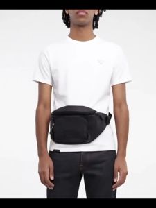 Original authentic coach mens pockets track mens chest bag shoulder black mens bag Crossbody Bags C3765 Size: 40*17*7cm