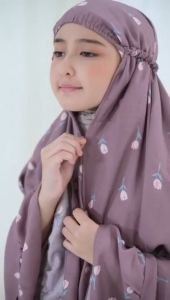Mukena Anak Rayon Tulip 2in1 Resleting Dagu: Pilihan Couple Ibu & Anak
