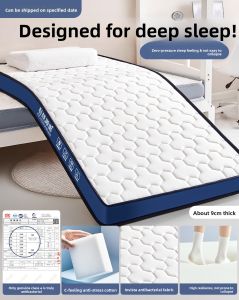 Soft Latex Mattress Cover for Dormitory Students Home Rent Special Sponge Tatami Mat Pad Home Use No Installation Required