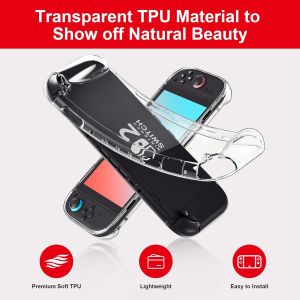 Ergonomic TPU Case for Switch 2 – Anti-Slip Shock-Absorbing Cover for NS2 Game Console & Joy-Con Full Body Protection