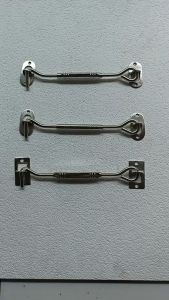 [FERRUM] Hak Angin Jendela Penahan Penyangga Jendela 8\\\" Inch 20cm Steel Finishing Satin Nikel