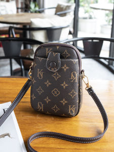 กระเป๋าใส่โทรศัพท์มือถือสะพายข้างสำหรับผู้หญิง กระเป๋าขนาดเล็ก น้ำหนักเบา สไตล์ยุโรป แฟชั่น กระเป๋าสะพายไหล่แบบเดี่ยว ปิดด้วยซิป