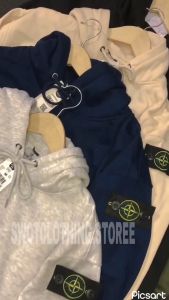 Jaket Sweater Hoodie Stone Island Fulltag & Logobordir Quality Premium Distro Pria Wanita