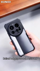 Xiaomi Mi 15 / Mi 15 Pro / Mi 15 Ultra Shockproof Matte Black Silicone Case with SGS Airbag Technology