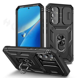 Case For Samsung Galaxy A37 A57 A56 A36 Camera Slide Lens Protective Armour Military Protective Shockproof Grade Rugged Cover
