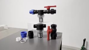 Garden water filter valve hose connector Rainwater bucket valve 3Pcs Kit Drip irrigation water tank connector hose 32mm 25mm