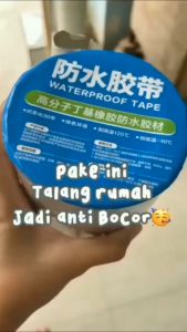 24 - LAKBAN ALUMINIUM foil ANTI BOCOR Super Waterproof Lem kuat tahan Anti Air serba guna Aluminium Foil Butyl 3M 5M Lem / Butyl Tape