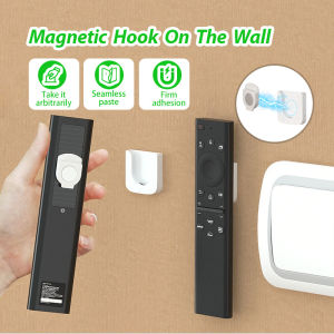 Magnetic Remote Control Holder Strong Self-Adhesive Wall Mount Bracket for TV Conditioner Remotes Universal Household Organizer