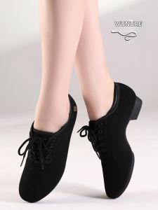 WUNUO | Dance Practice Shoes for Women Soft Soled Mid Heel
