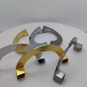 Drawer Pulls Handle Modern Minimalist Half Moon Drawer Pulls in Durable Solid Zinc Alloy