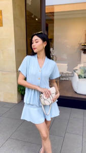 AUVESION Yovanka Pleats Knit Skort One Set 6337 | Setelan Wanita Casual