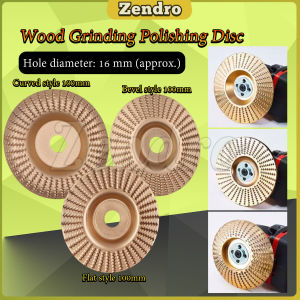 ZEO High Quanlity Wood Grinding Wheel Rotary Disc Sanding Wood Carving Tool 16mm Bore