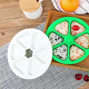 Sushi DIY Mould Household Kitchen Bento Accessories Onigiri Rice Ball Set Rice Ball Maker Press Tool