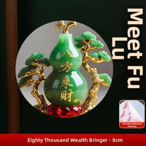 HETANGYUESHE | Wealth Inviting Jade Gourd Decor Display Stand