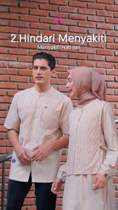 MUTIF Gamis GHADIA Koko GHANI Dress Sarimbit Couple Pasangan Muslim Katun Premium S-3XL