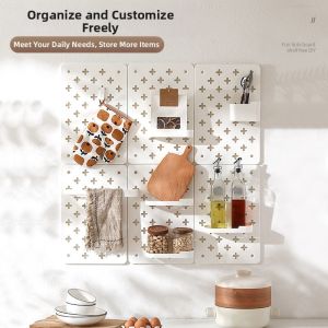 Wall-mounted No-drilling Organizer Shelf