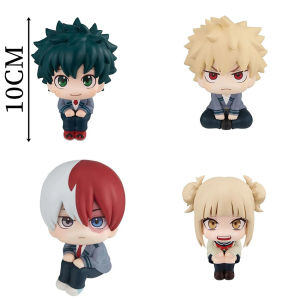 Bandai | Chibi My Hero Academia PVC Figurine Set - Tomura Shigaraki Izuku Midoriya Katsuki Bakugo Collectible Toys Cute Anime Figures