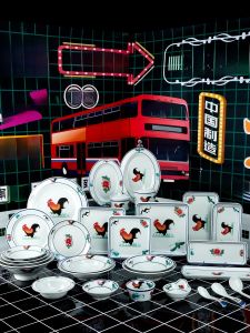 Bát Cơm Gà Kiểu Cũ Retro Classic Bằng Nhựa Melamine Bát Ăn Trưa Hình Mỏ Vịt Thiết Bị Nhà Bếp Thương Mại Bát Đựng Cơm Hầm