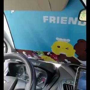 KULECHAOWAN | A-Audis Logo Car Solar Protection Heated Windshield Sunshade Car Window Windscreen Cover Sun Shade Auto Sun Visor