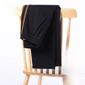 ROMON | Romon Fleece Lined Work Trousers Mens Thick Casual Loose Straight Cotton Long Pants Autumn Winter Fashion Brand American Style